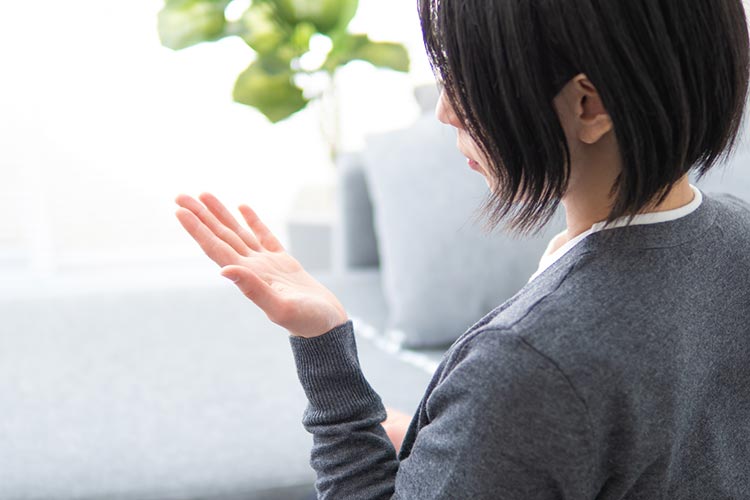 手汗のお悩みイメージ写真