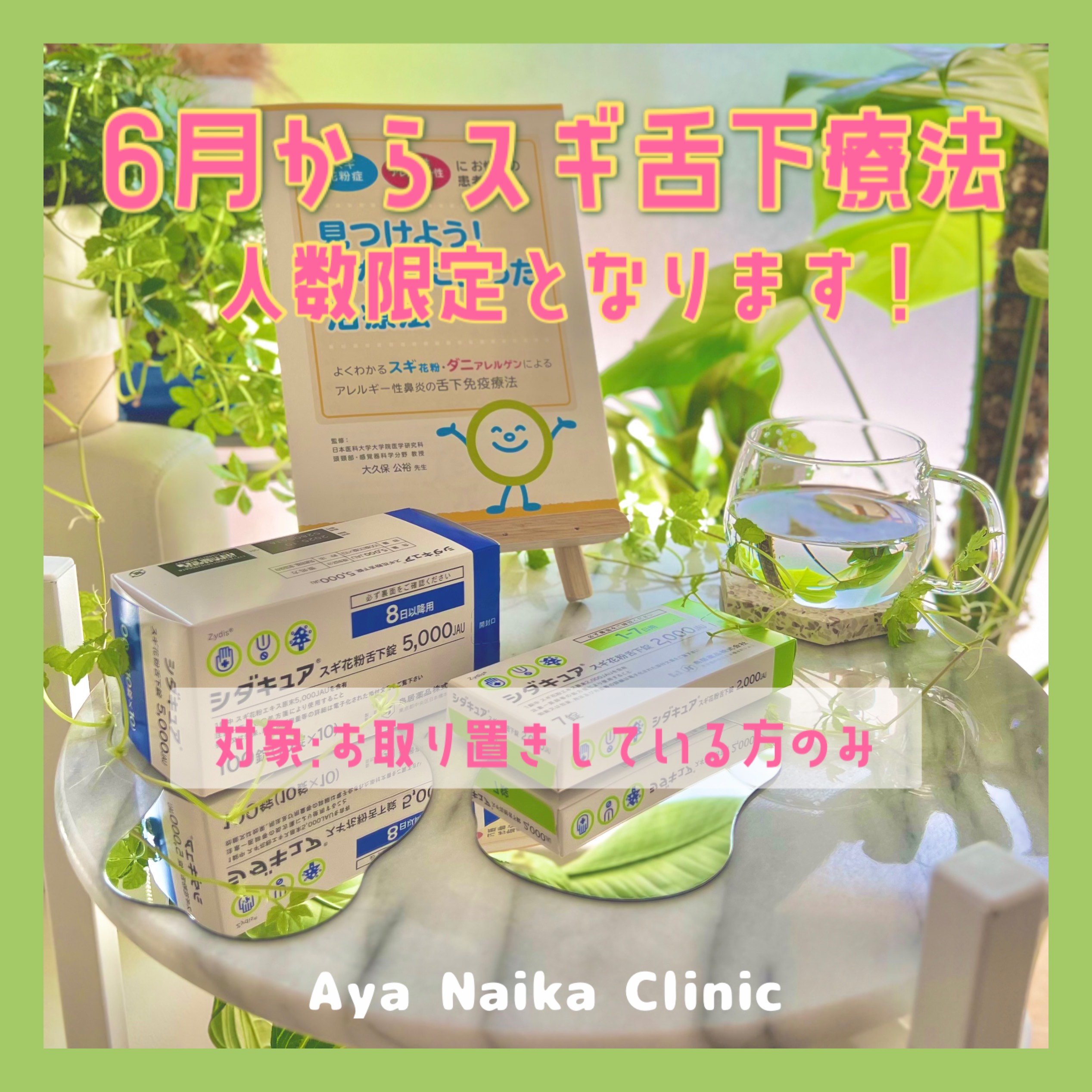 スギ舌下免疫療法